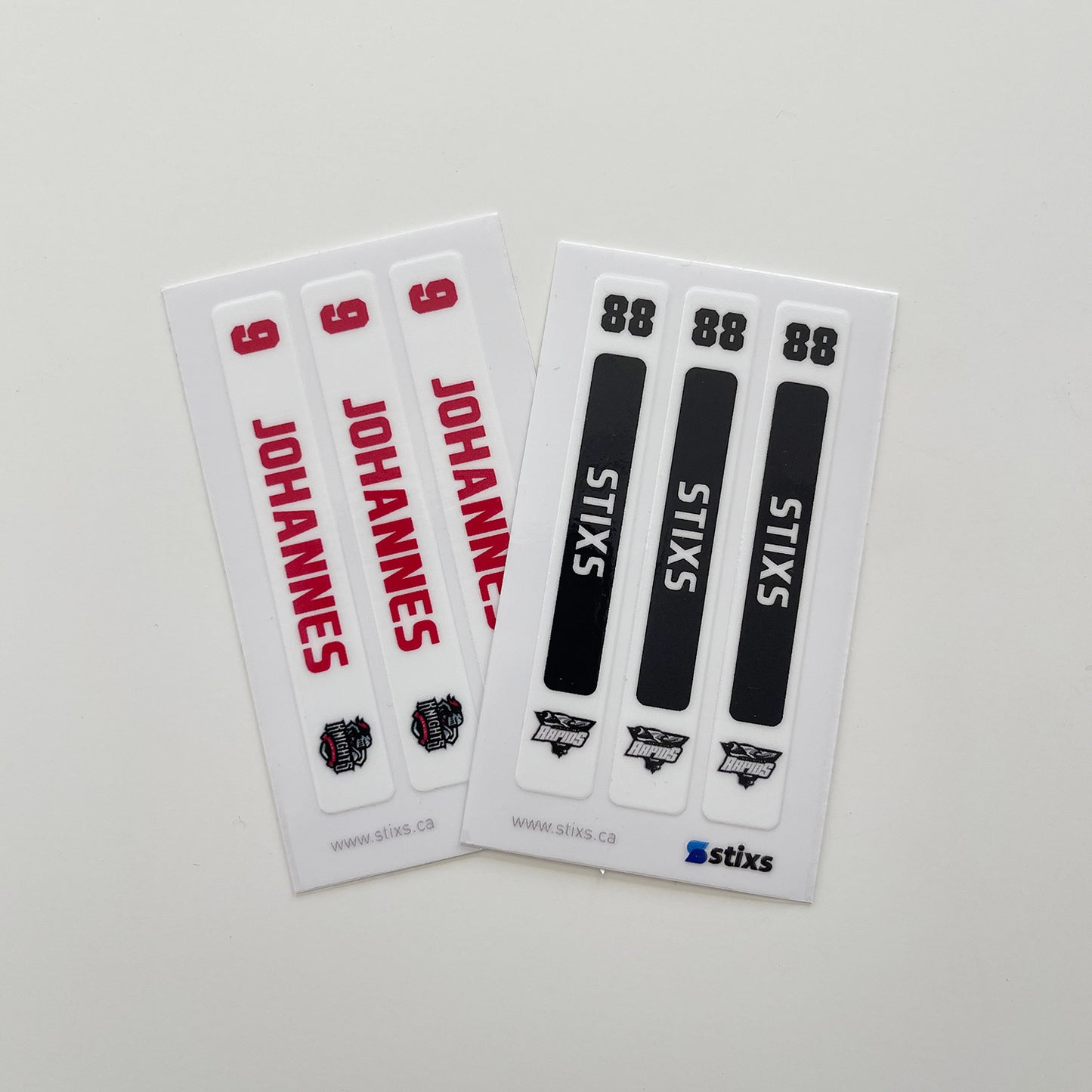 Custom Hockey Stick Stickers – Personal & Team Packs